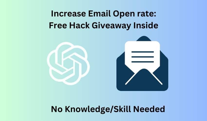 Increase Email Open rate